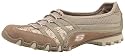 Skechers Womens Bikers Grapevine Trainer Taupe