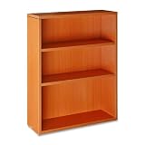 Lorell 87368 3-Shelf Bookcase - Cherry - LLR87368