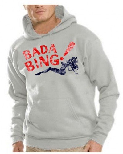 Coole-Fun-T-Shirts Sweatshirt Bada Bing - The Sopranos - Hoodie, hellgrau, XL, N10614_hell Preisvergleich
