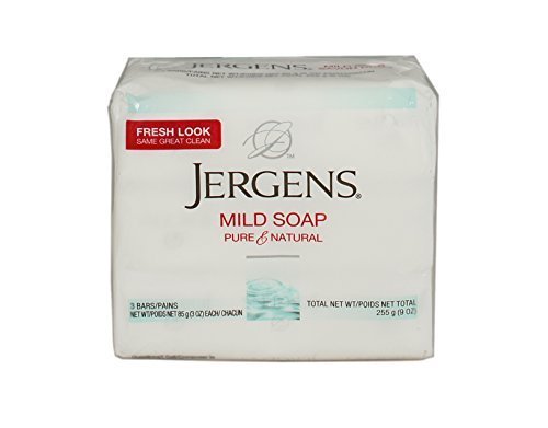 Jergens Pure & Natural Mild Bar Soap - One 3 Pack 3 Oz. Each