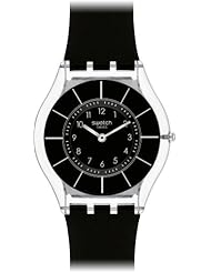 Swatch Skin Classic Black Classiness Black Dial Womens watch #SFK361