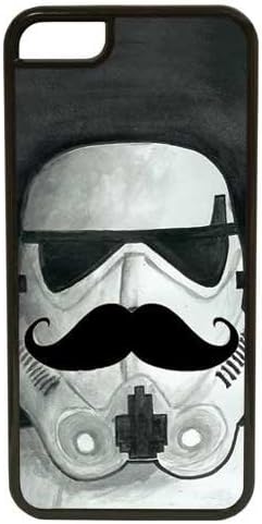 iPhone 6 Case, CellPowerCasesTM Storm Trooper Mustache [HD Series] - iPhone 6 (4.7) Black Case [iPhone 6 (4.7) V3 Black]