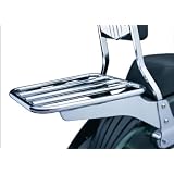 96-05 KAWASAKI VN800B: COBRA SISSY BAR LUGGAGE RACK - CHROME (CHROME) by Cobra