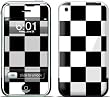 Checkers Design Protective Skin Decal Sticker for Apple iPhone (2G)