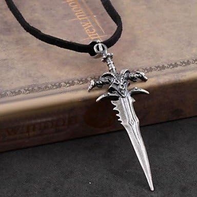 Restoring Ancient Ways Punk Wind Knight Sword Pendant Necklace