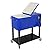XtremepowerUS 65 Quart Solid Steel Rolling Cooler with Shelf Entertaining Outdoor Bar Patio Bistro Party