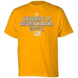 NCAA adidas Wisconsin-Milwaukee Panthers Gold True Basic T-shirt