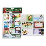 100 Peel & Stick Christmas Holiday Gift TAG Stickers