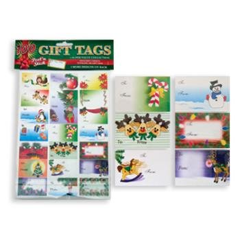100 Holiday Gift Tags