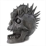PUNK ROCK MOHAWK ROCKER SKULL COLLECTIBLE FIGURINE GIFT