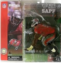 McFarlane Toys NFL Sports Picks Series 1 Action Figure Warren Sapp (Tampa Bay Buccaneers) Red Jersey