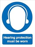 Stewart Superior Hearing Protection Must Be Worn Self Adhesive Sign Ref M002PVC