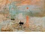 Impression, Sunrise Styles Art Poster Print by Claude Monet, 32x24