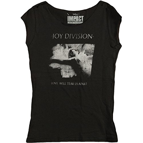 Joy Division Love Will Tear Us Apart Print Junior's Fitted Cut Tee Shirt