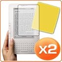 Amazon Kindle 3 3G SCREEN PROTECTOR GUARD SHIELD [PACK OF 2] WITH MICROFIBRE CLOTH