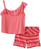 Little Ella Girls 2-6X Waldo Top And Short Set, Rosa, 6X