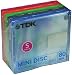 TDK MD-SG80MC5BH 80-Minute Audio Multi-Color MiniDisc (5pk)