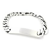 Identity bracelet for men silver Adam old.