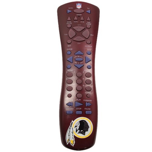iHipTM 6-Device Universal TV Remote Control Features The NFL® Team Washington Redskins (Washington Redskins Logo)