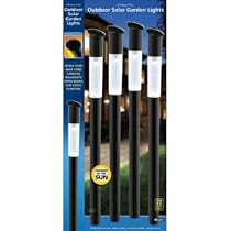 Outdoor Solar Garden Lights - 4 Pieces