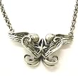 Kitsch n Kouture Swallows Tattoo Art Pendant with chain