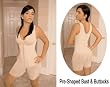Vedette Mid Thigh Compression Garment Body Suit 124