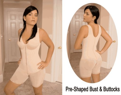 Vedette Mid Thigh Compression Garment Body Suit 124