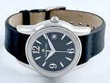 Maurice Lacroix Gents Black Leather Calendar Watch