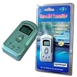 Fashionable NEW 100 Channel Wireless FM Transmitter for mp3 player, IPod, CD VCD DVD player