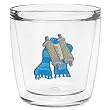 Bar Mitzvah Talit 12 oz Double-Old-Fashioned Insulated Beverage Tumbler, Clear