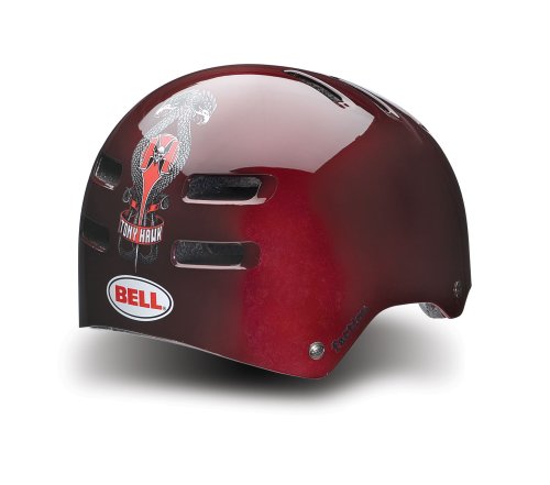 Childrens Toyshop  Toys : Bell Faction Tony Hawk Multi-Sport Helmet (Red, Medium)