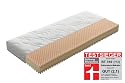 Badenia Bettcomfort 03887820159 Kaltschaummatratze mit Noppenauflage Trendline BT 310 H3 Testsieger Stiftung Warentest Gesamturteil GUT Ausgabe 11/2010, 90 x 200 cm weiß