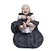 Gunapod Sleep Sack Unisex Fleece Wearable Blanket Baby Sleeping Bag, Charcoal Grey, 9-18 Months