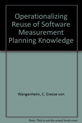 Operationalizing Reuse of Software Measurement Planning Knowledge