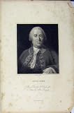 ANTIQUE STEEL ENGRAVING c1850 PORTRAIT DAVID HUME HOLL