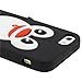 New Cute Penguin Silicone Soft Case Cover for Apple iPhone 5 Black