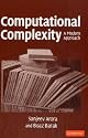 Computational Complexity: A Modern Approach