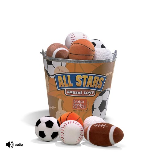 Gund All Star Plush Sound Golf Ball 4 In.