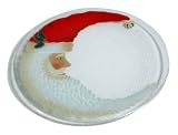 Peggy Karr 14-Inch Glass St. Nick Platter