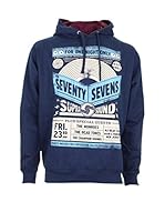 Seventy Seven Sudadera con Capucha Gig Poster (Azul Marino)