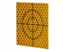 Linestorm Yellow Reflective Retro Targets (10 Pack) 30mm x 30mm