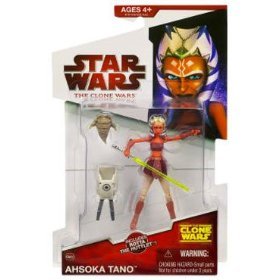 Star Wars Clone Wars Ahsoka Tano with Rotta the Huttlet 3-3/4 Inch Scale Action Figure CW26