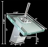 New Design Chrome Waterfall Faucet Bathroom Faucet Bath Vessel Sinks