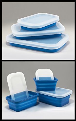 3-pieces Collapsible Lunch Box Set