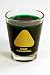 Wheatgrass Shot Glass - 2 Oz. - Humorous: Caution... Liquid Chlorophyll - Wheat Grass Juice Shotglass