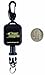 Gear Keeper Micro Retractor Super Zinger - Retractable Tether for Fishing Accessories - Fishing Pliers, Nippers, Forceps & More - Swiveling Snap Clip Mount with QC Split Ring Accessory - USA Made