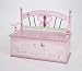 Levels of Discovery Sugar Plum Toy Box Bench