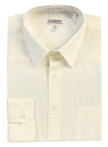 Gioberti Men's Long Sleeve Solid Dress Shirt