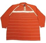 Enyce mens orange/cream polo shirt