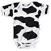 Freshwear Cow Print Baby Vest